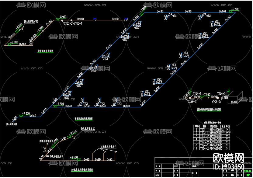 会所游泳池水处理cad施工图下载（渲染图1）