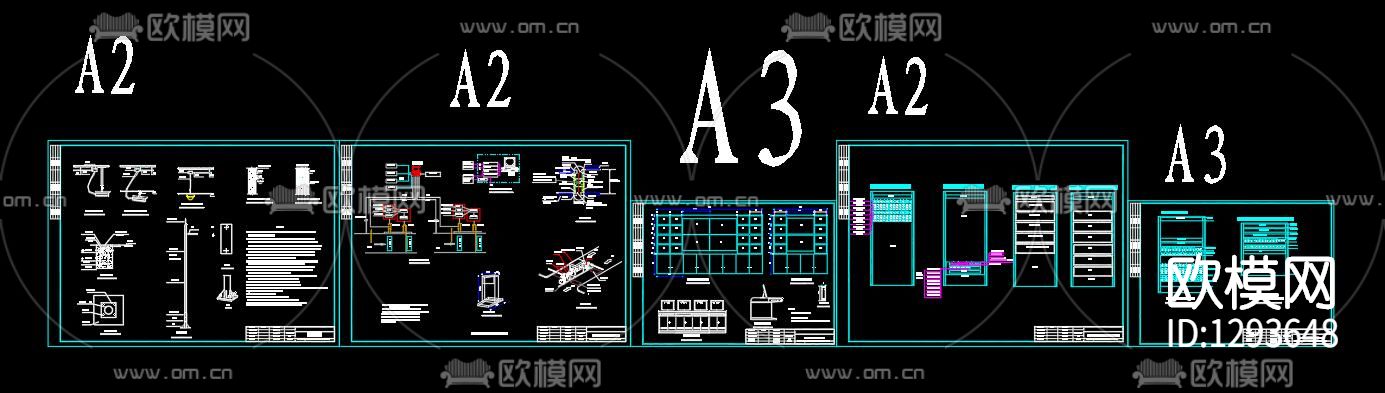 公租房弱电系统节点大样下载（渲染图2）