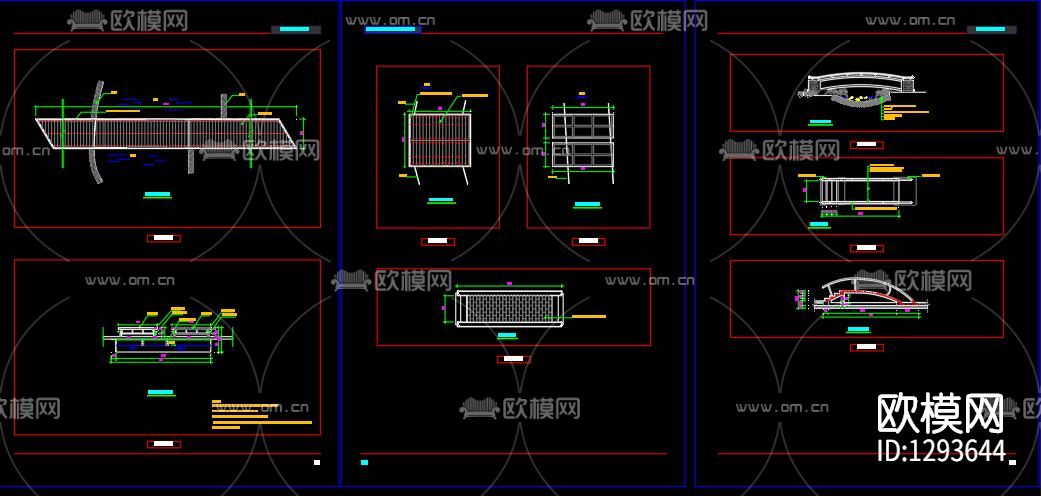 园林水景cad施工图下载（渲染图5）