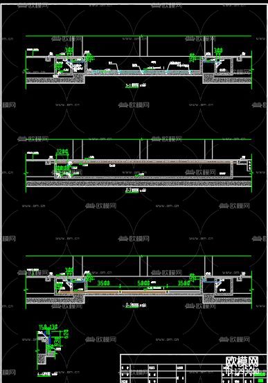 会所游泳池水处理cad施工图下载（渲染图2）