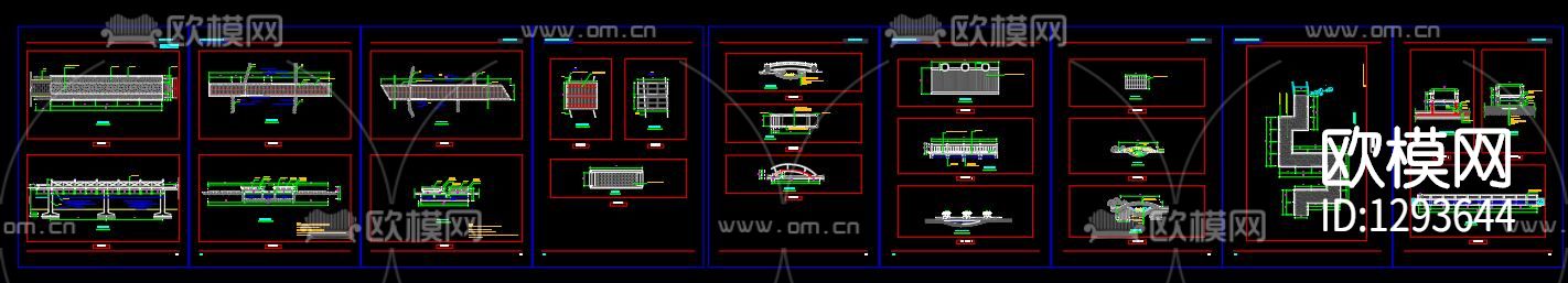 园林水景cad施工图下载（渲染图9）