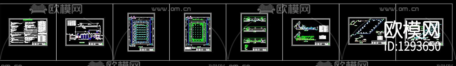 会所游泳池水处理cad施工图下载（渲染图7）