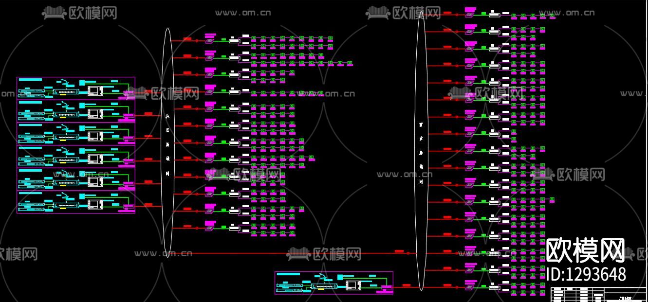 公租房弱电系统节点大样下载（渲染图1）