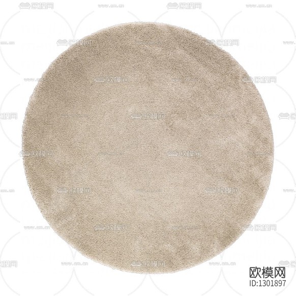 现代简约绒毛布艺地毯下载