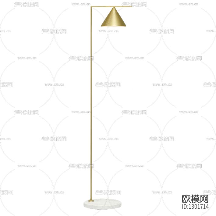 现代简约金属落地灯