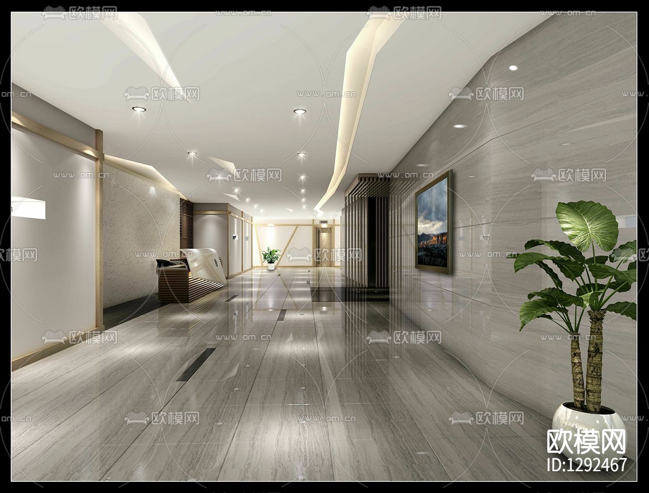办公空间cad施工图