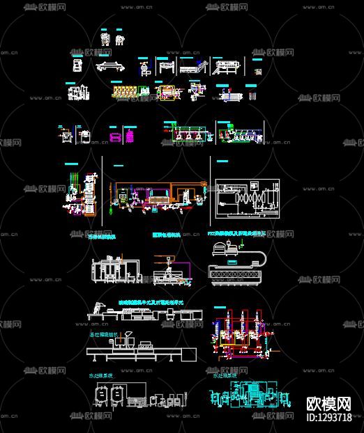 食品饮料生产设备节点大样下载（渲染图7）