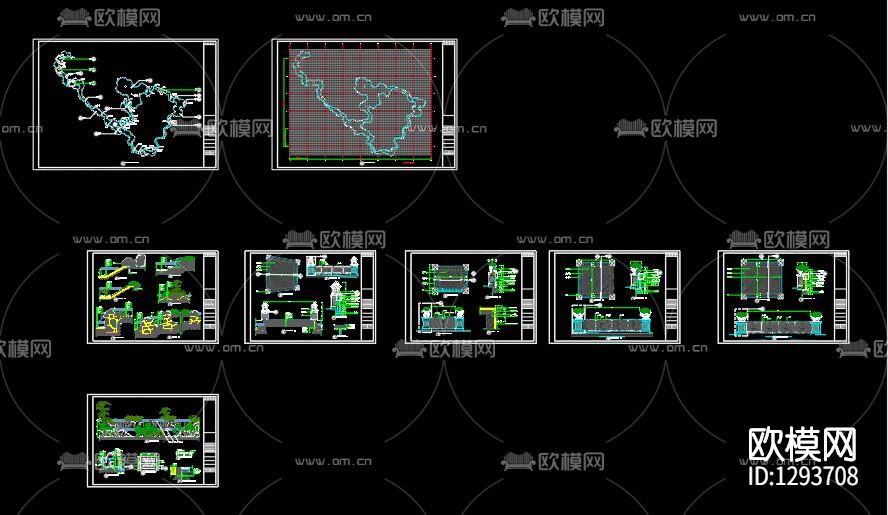 景观水池节点大样下载（渲染图10）