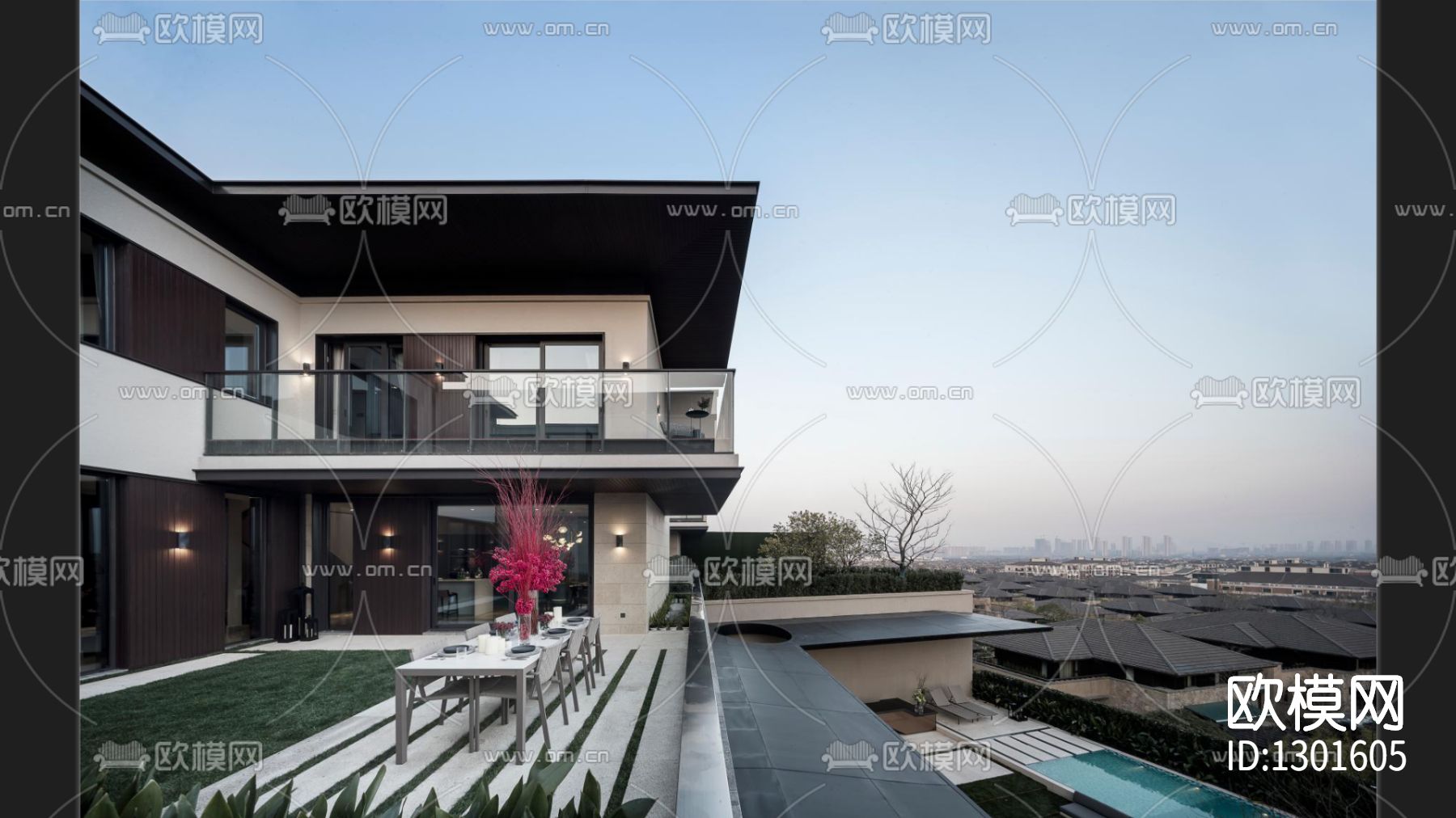 万科郡西云台别墅样板房cad施工图