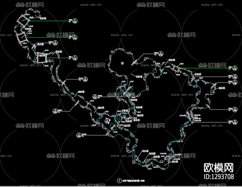 景观水池节点大样下载（渲染图7）