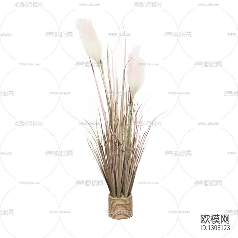 新中式简约落地绿植盆栽