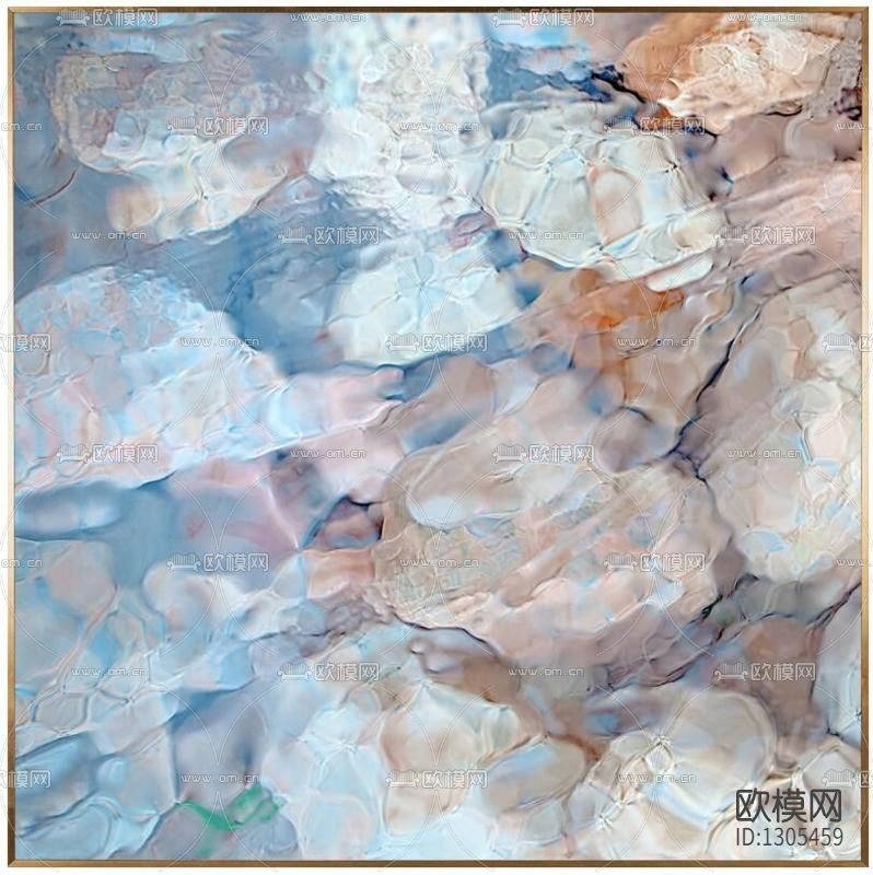 现代简约晶瓷抽象画下载