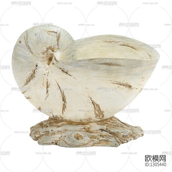 北欧简约贝壳摆件下载