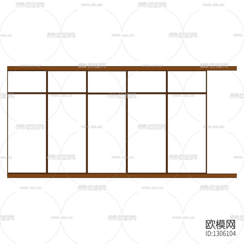 新中式铝合金窗