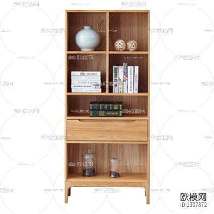 日式简约实木储物柜下载