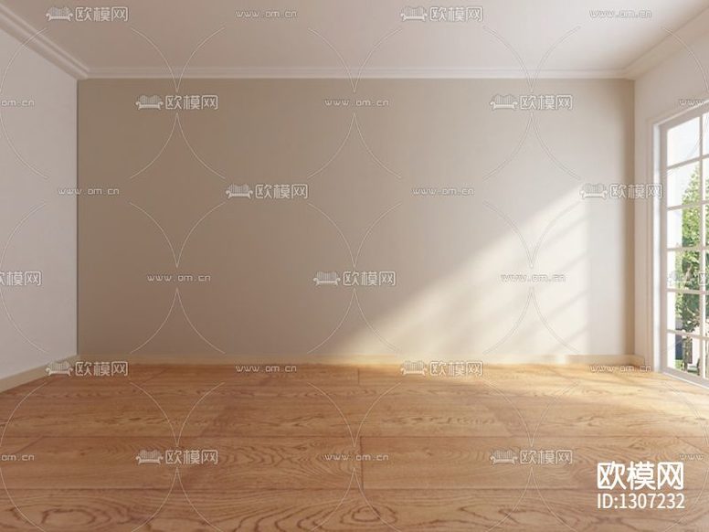 现代简约卧室场景下载