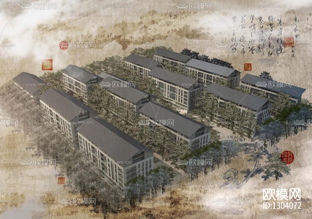 样板房cad施工图下载（渲染图2）