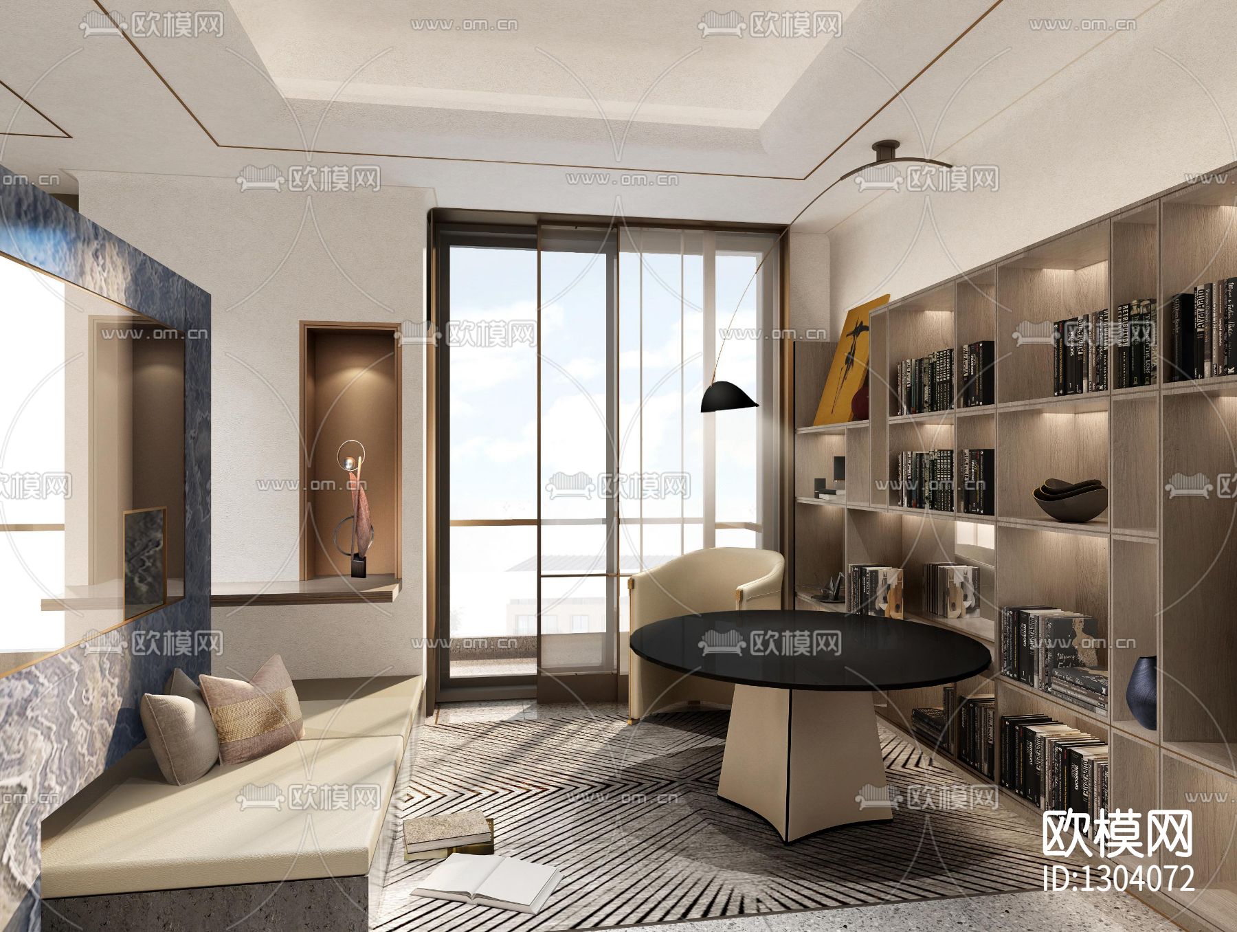 样板房cad施工图下载（渲染图9）