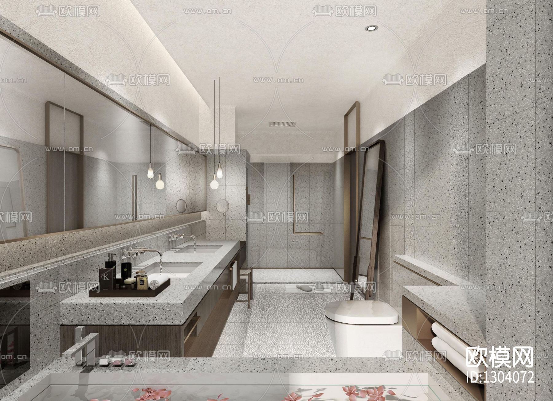 样板房cad施工图下载（渲染图7）