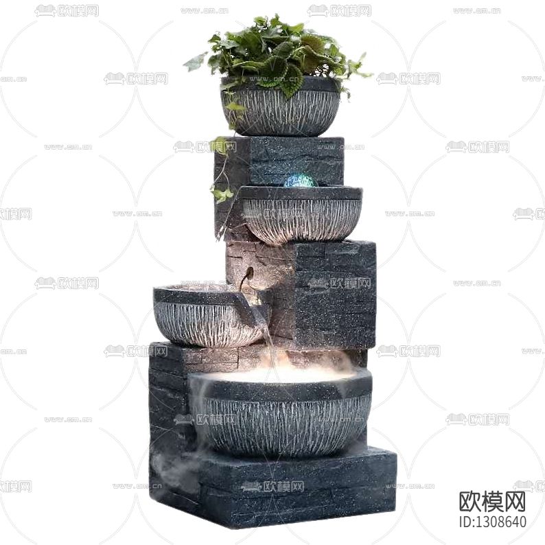 新中式禅意水景下载