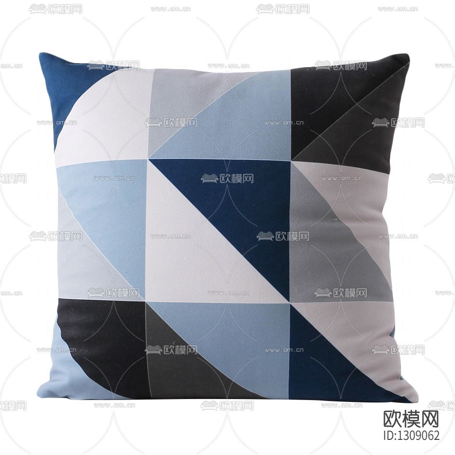 北欧几何色块拼接抱枕