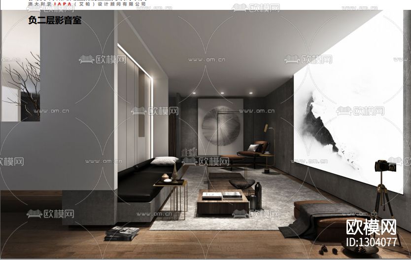别墅cad施工图下载（渲染图8）
