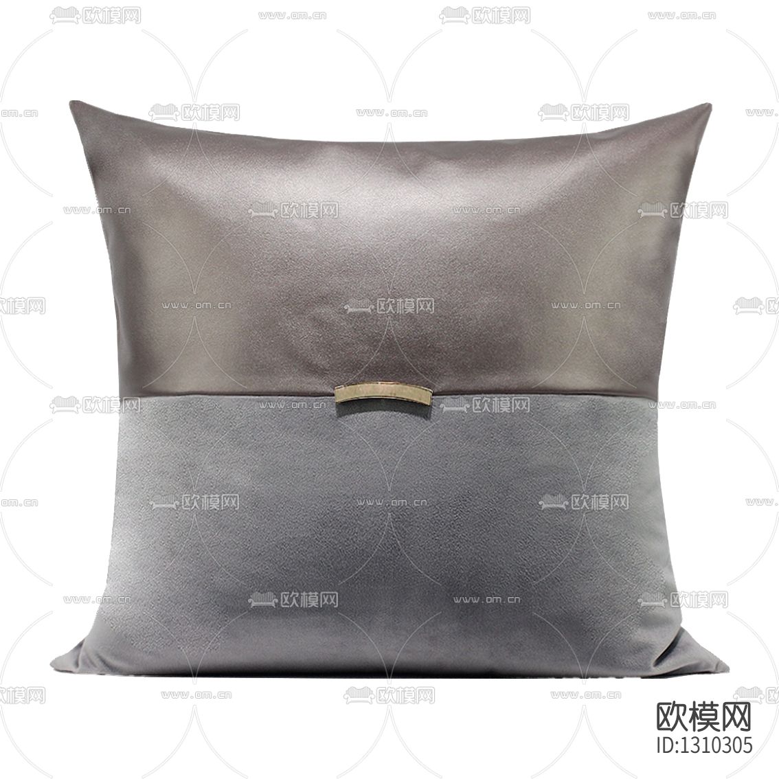 新中式拼色布艺抱枕下载（渲染图2）