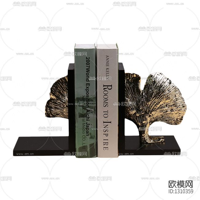 现代轻奢书档摆件