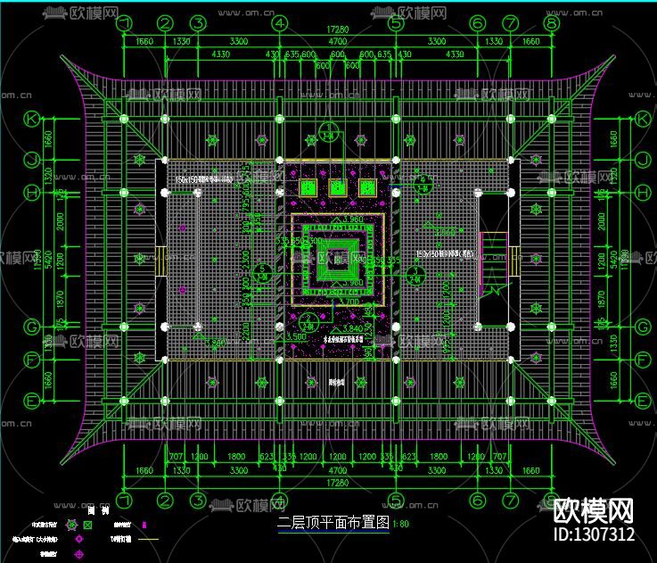 诗人纪念馆展厅cad施工图