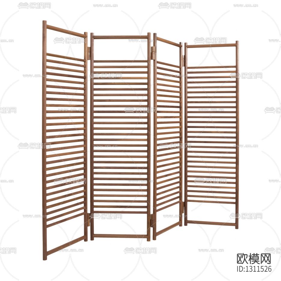 新中式实木屏风下载