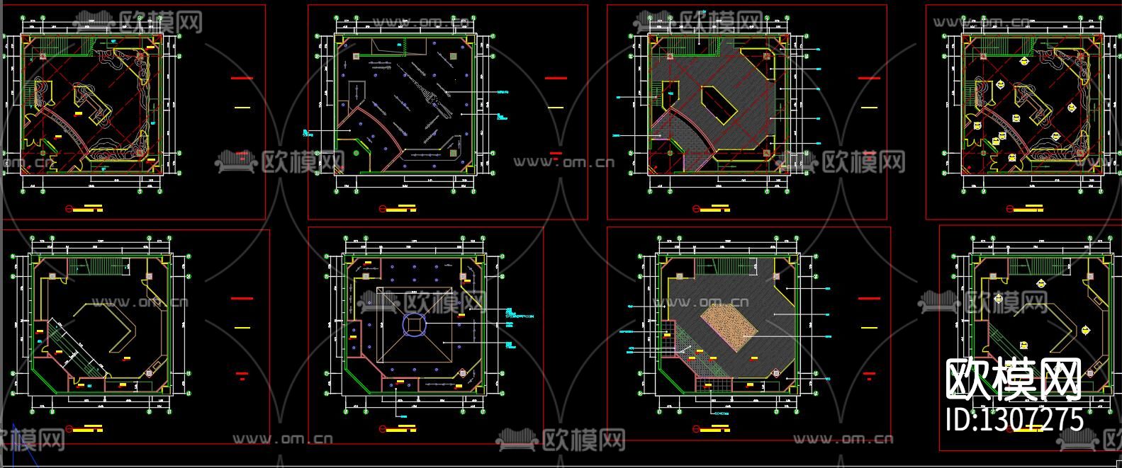 创意展厅cad施工图下载（渲染图10）
