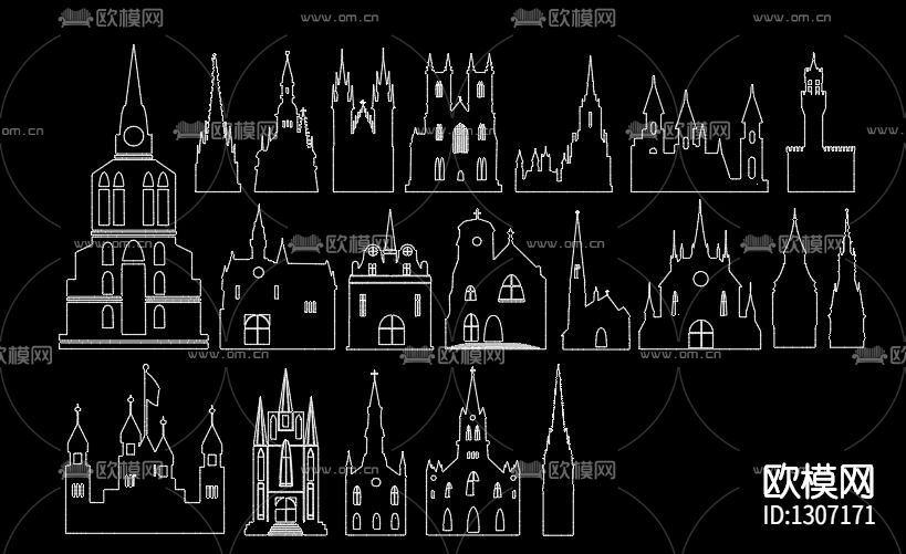 木楼cad施工图下载（渲染图3）