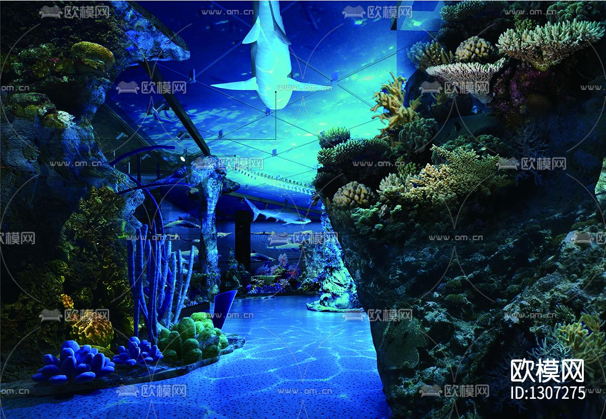 创意展厅cad施工图下载（渲染图6）