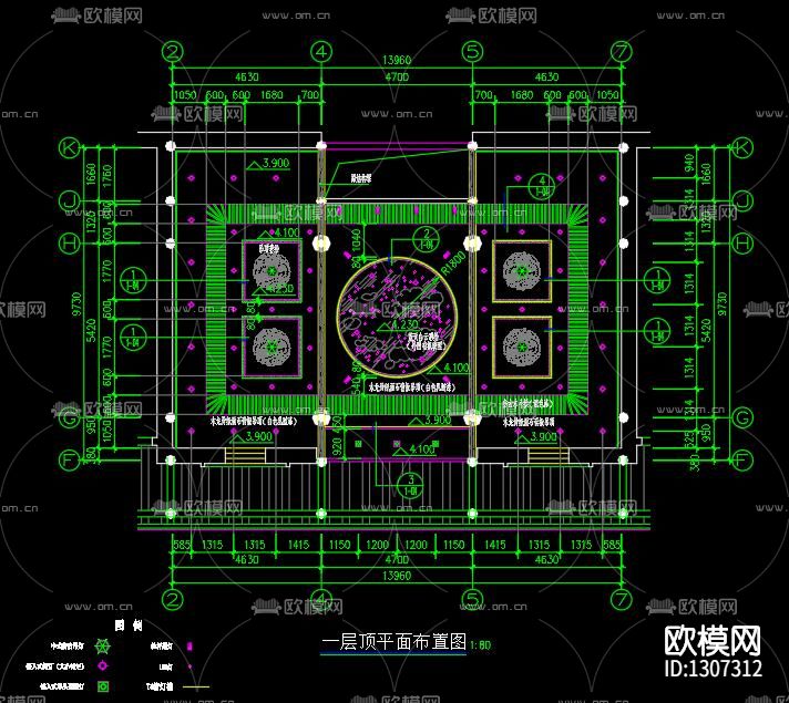 诗人纪念馆展厅cad施工图