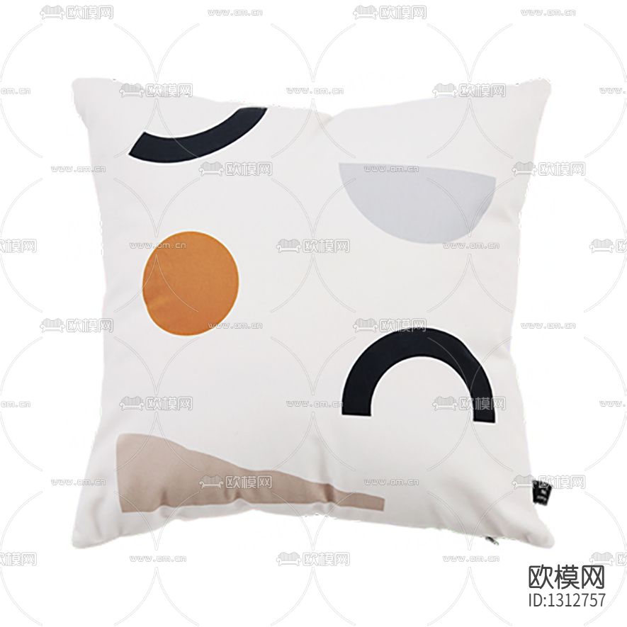 北欧简约几何布艺抱枕下载