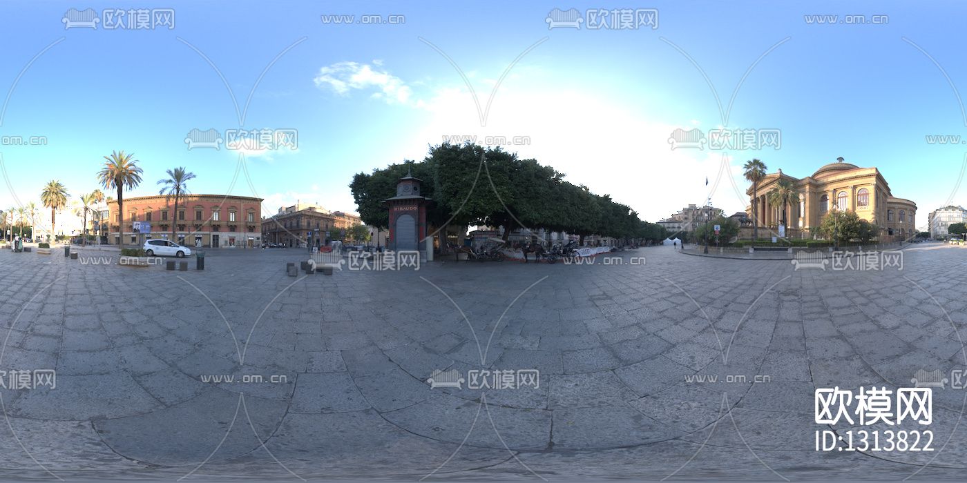 欧洲城市广场hdr贴图下载