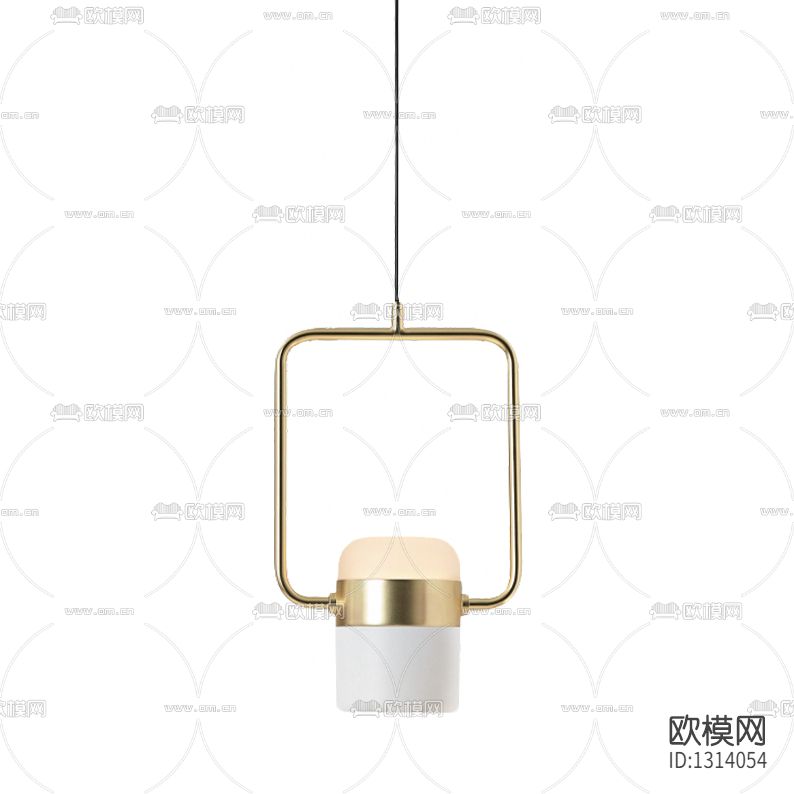 现代轻奢金属玻璃吊灯