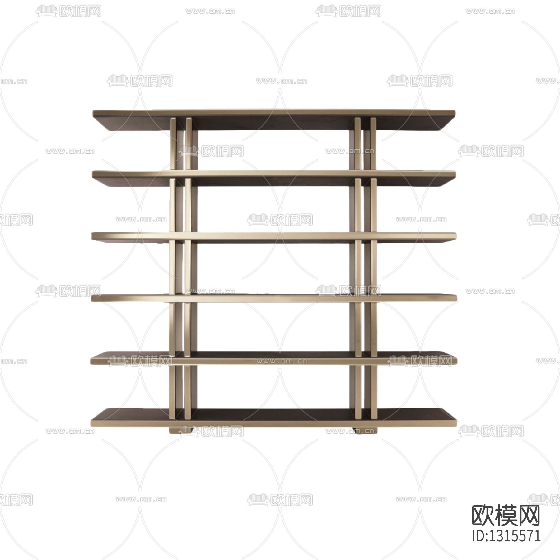 现代简约金属书架下载