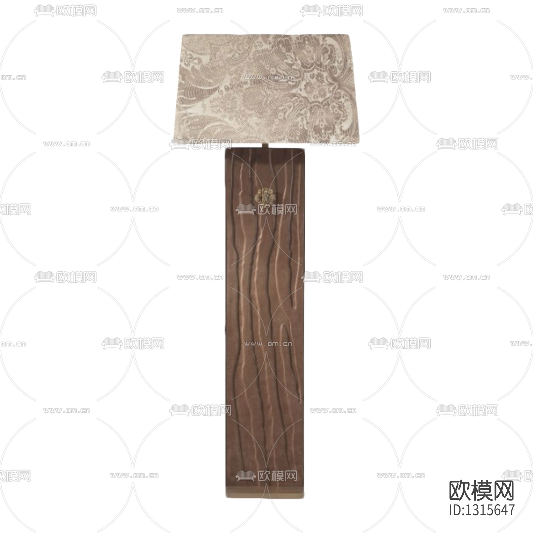 新中式实木落地灯下载