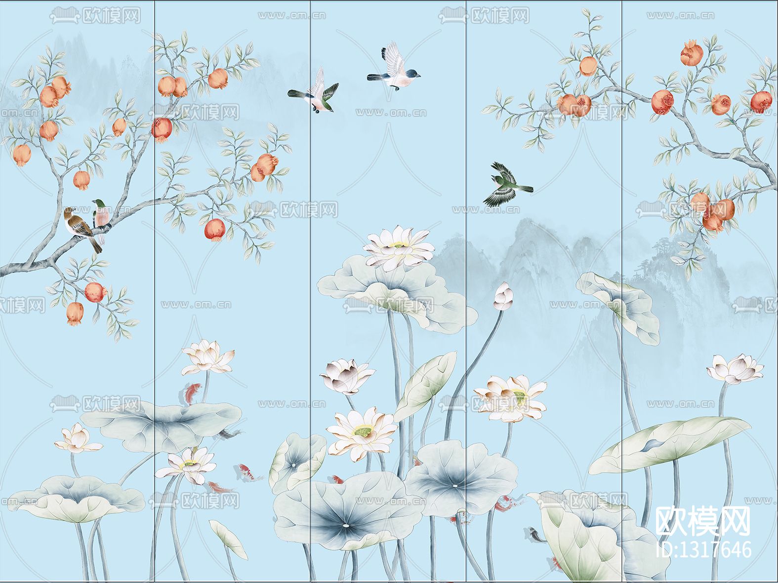 壁画下载（渲染图5）