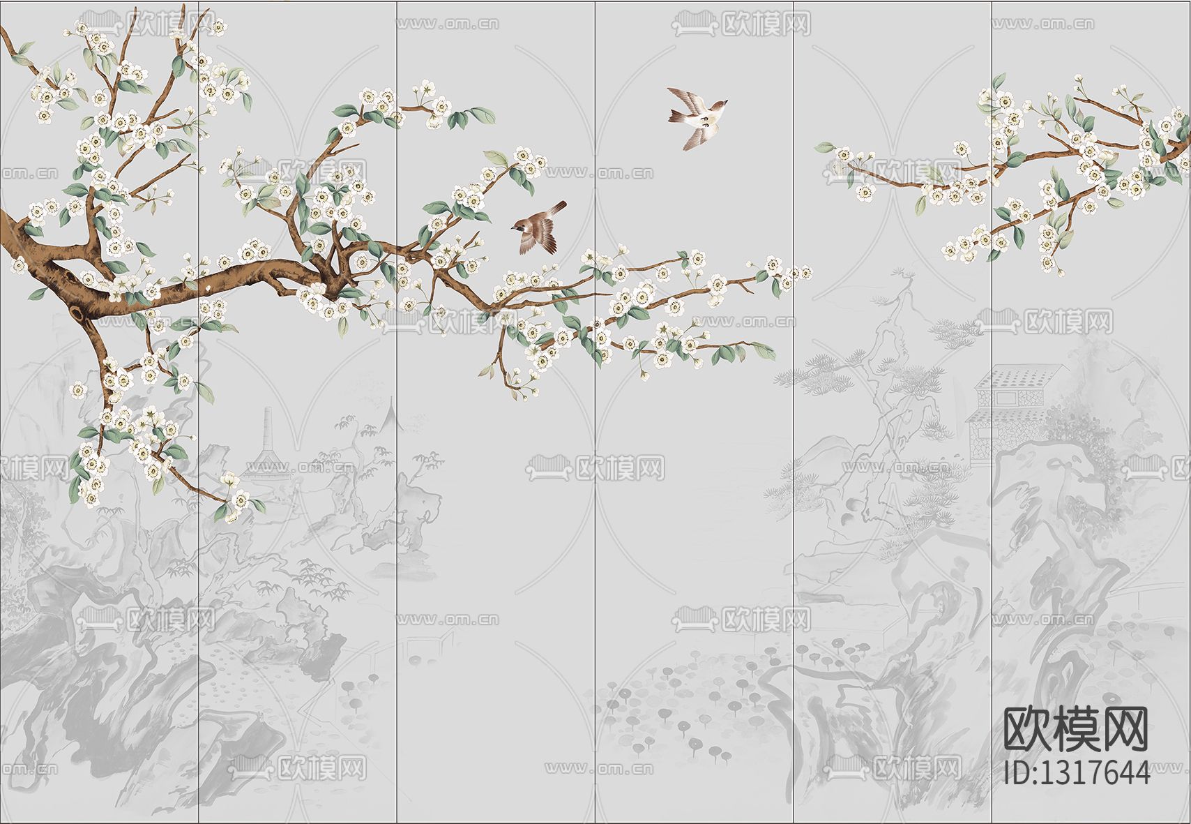 壁画下载（渲染图4）