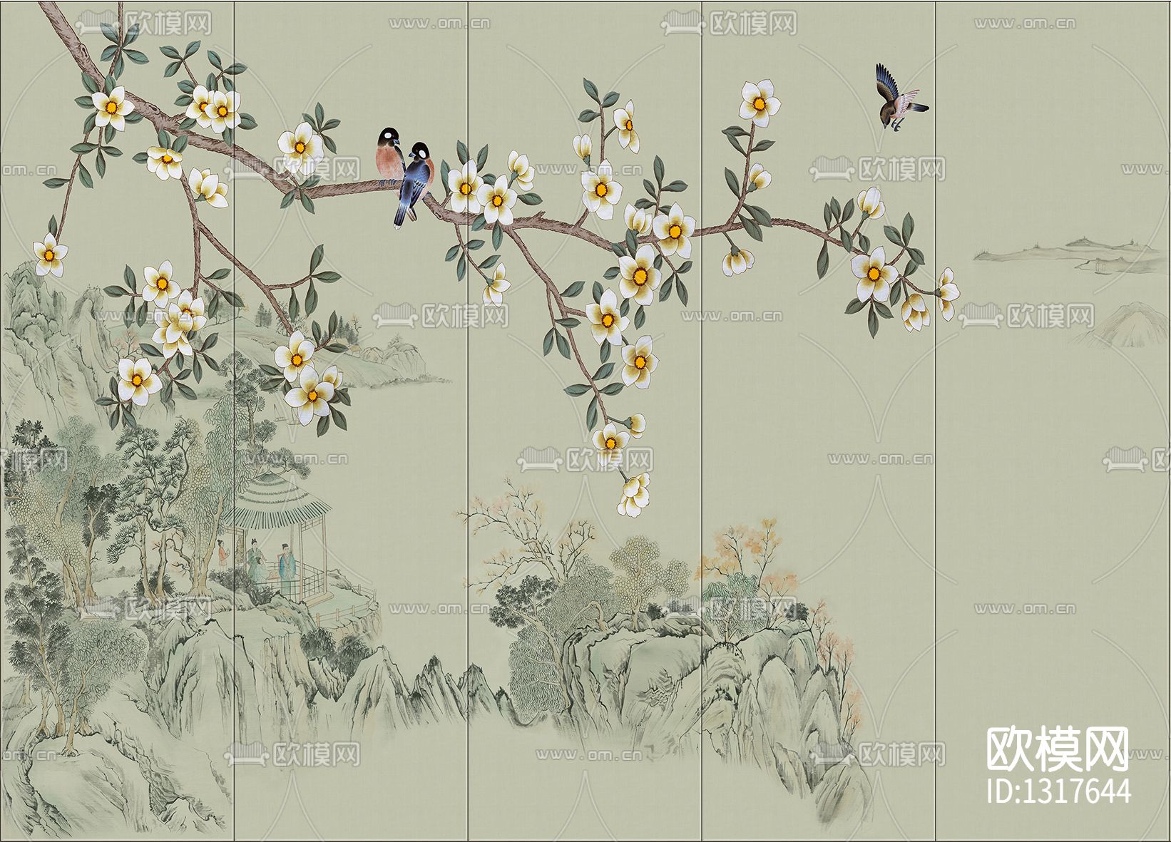 壁画下载（渲染图7）