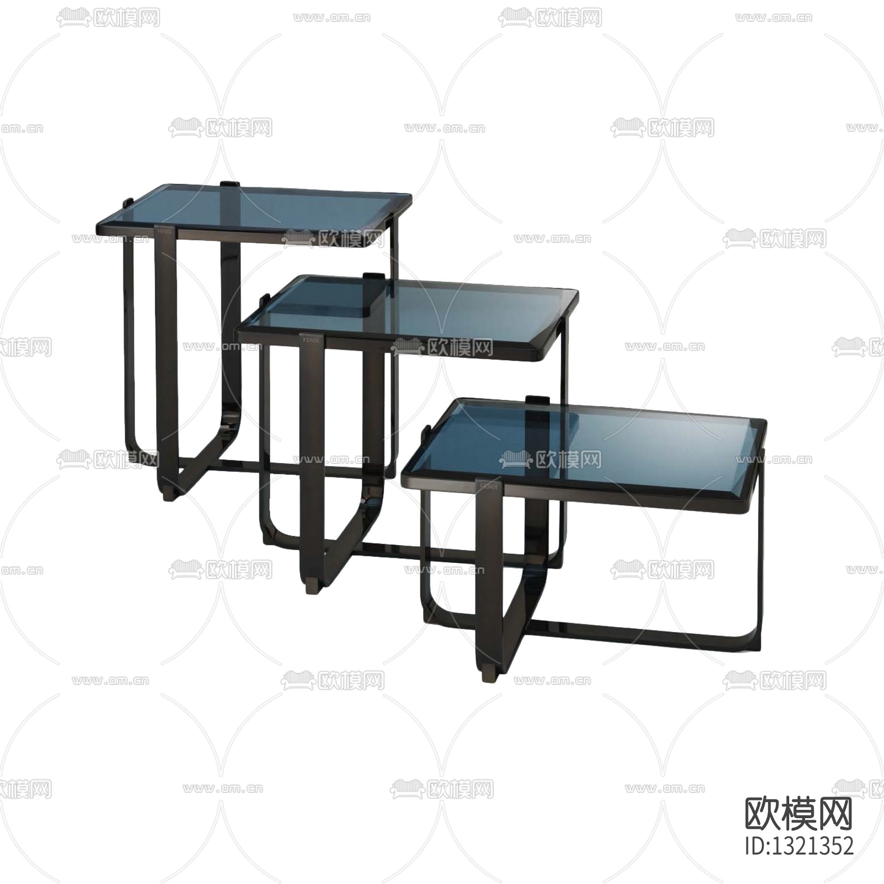 现代简约不锈钢玻璃边几下载