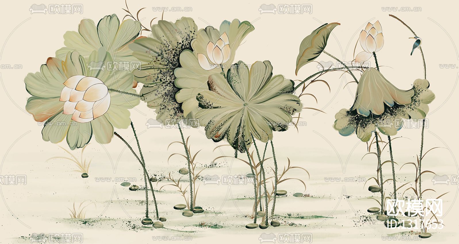 壁画下载（渲染图4）