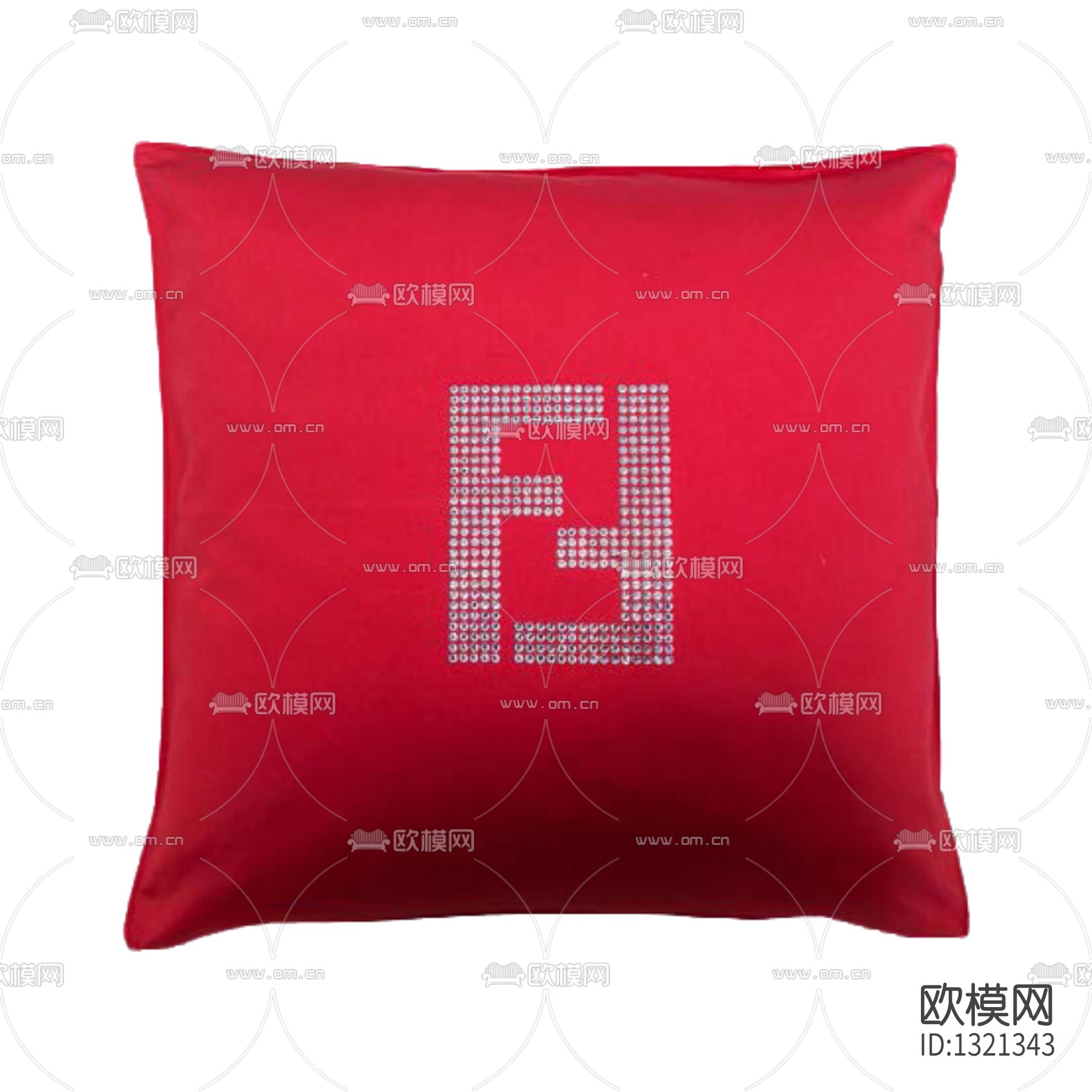 现代简约点点印花布艺抱枕下载