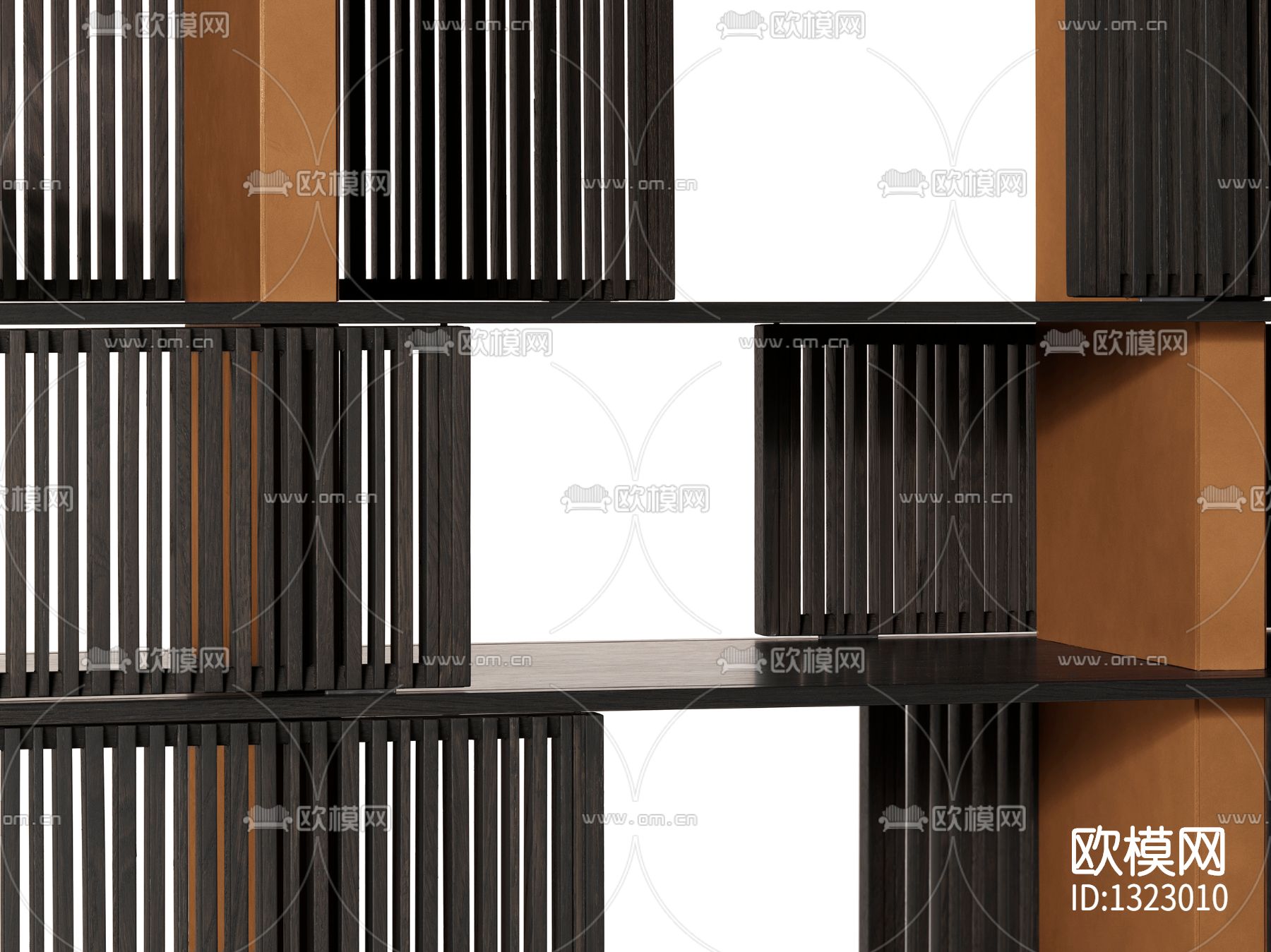 新中式简约实木书柜