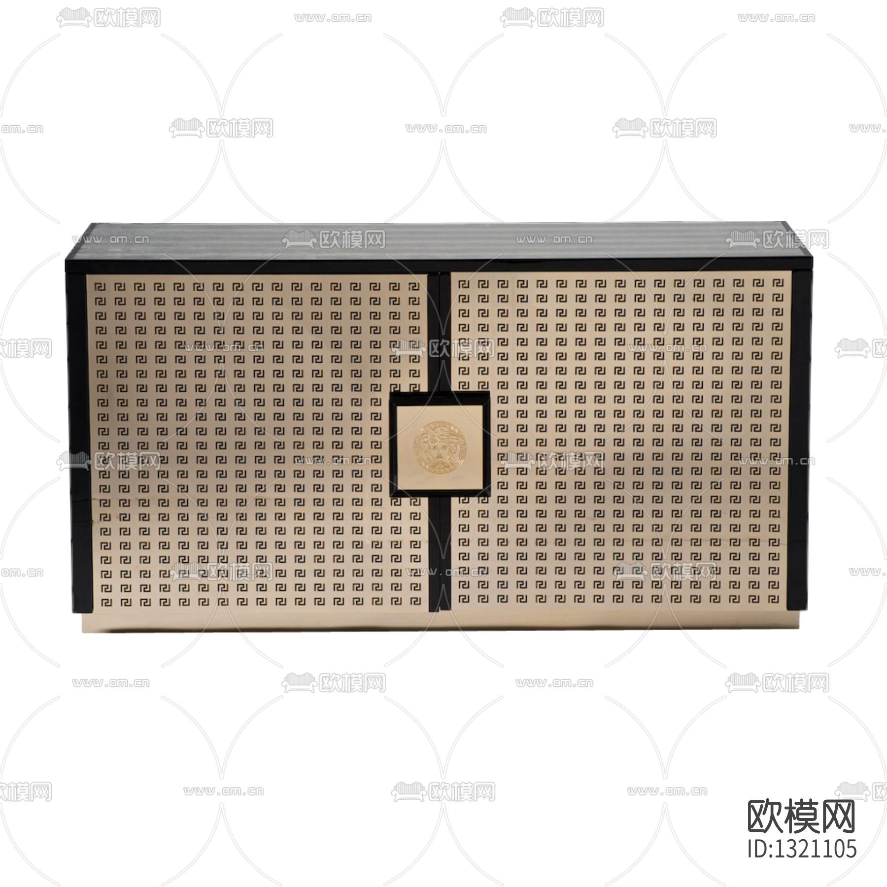 新中式轻奢实木边柜下载