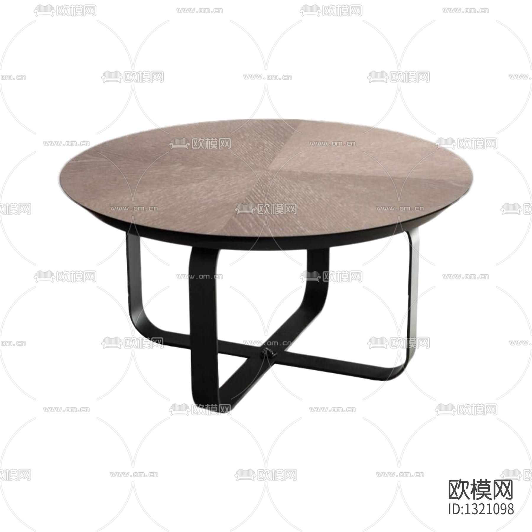 现代简约金属实木茶几下载