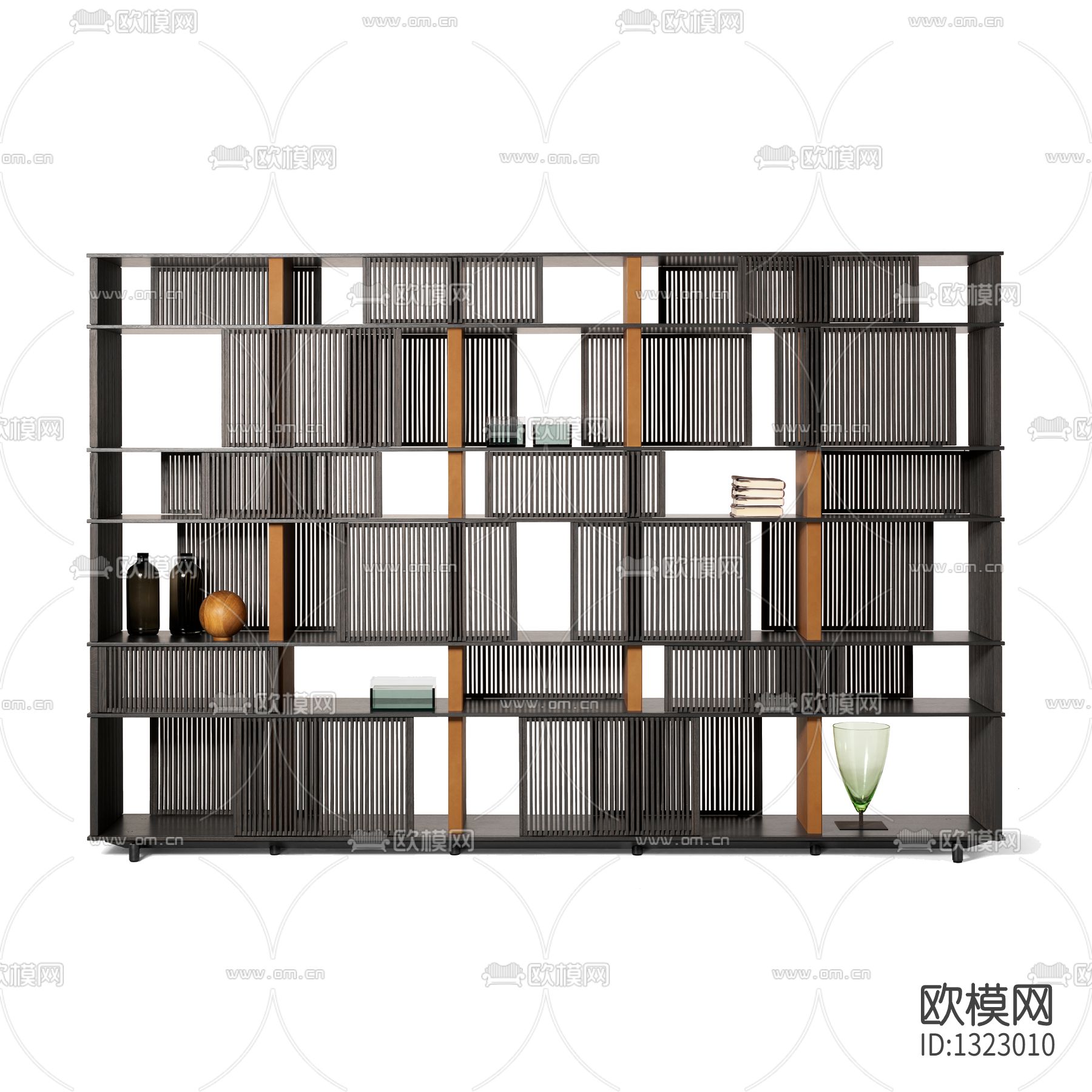 新中式简约实木书柜