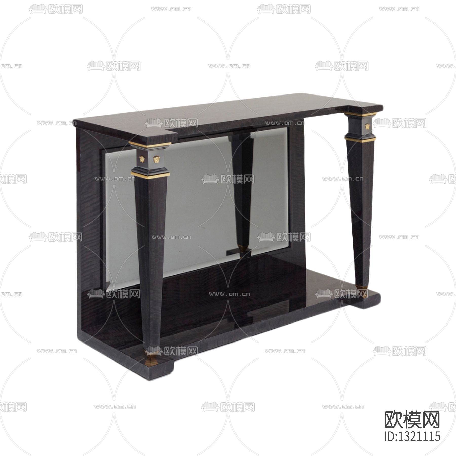 美式简约实木边几下载